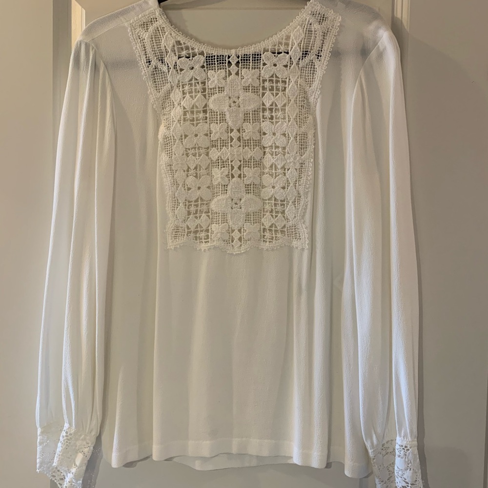 Sandro Casey Crepe Top